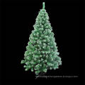 Green White PVC Artificial Metal Frame Christmas Trees